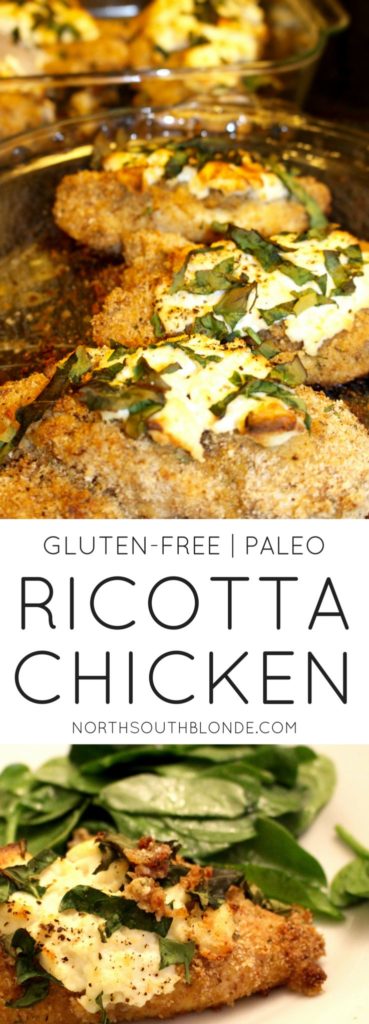 Baked Ricotta Chicken (Gluten-Free, Paleo)