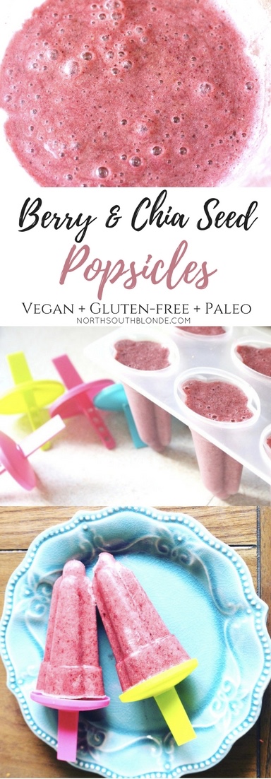 Have you ever wondered how to make healthy popsicles for the whole family? This recipe is vegan, gluten-free, paleo, & high in fibre and antioxidants. Kid Friendly | Healthy Popsicles | Sugar Free Popsicles | Summer Recipes | Blender | Smoothie | Food for Kids | Naturally Sweetened | Toddler Food | Picky Eaters | Snacks | Desserts | Healthy Dessert | 