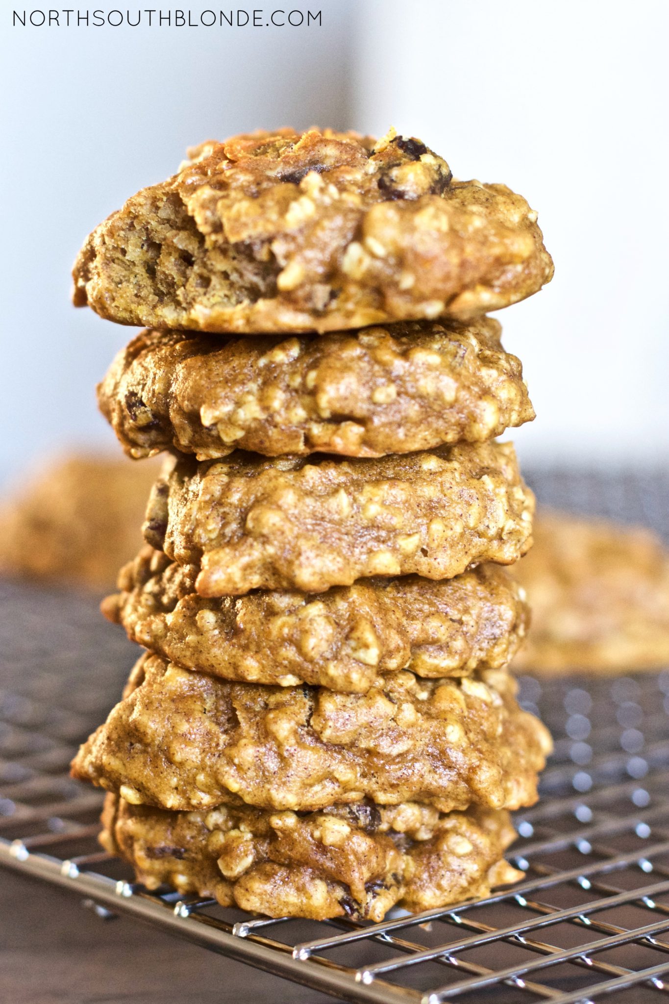 Oatmeal Raisin Pumpkin Cookies (Toddler Friendly)