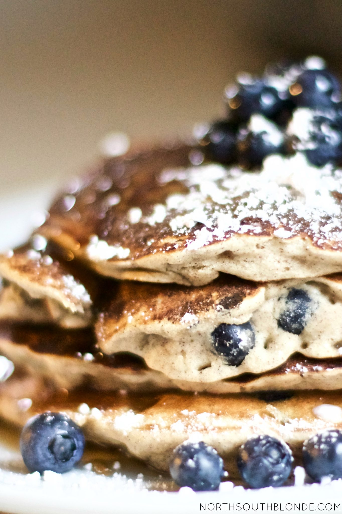 Blueberry Banana Cinnamon Pancakes (Vegan, Paleo, Gluten-Free)