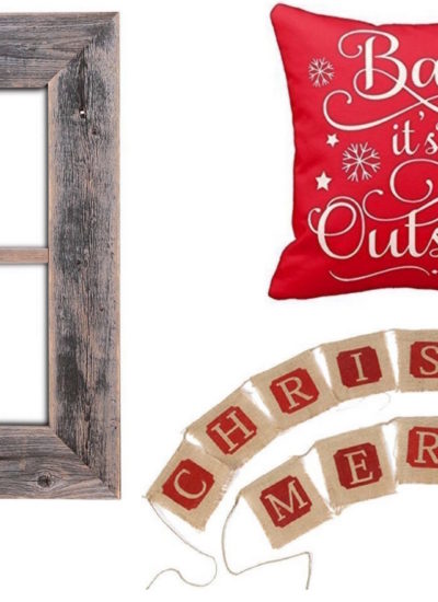 Affordable Rustic Christmas Decor from Amazon