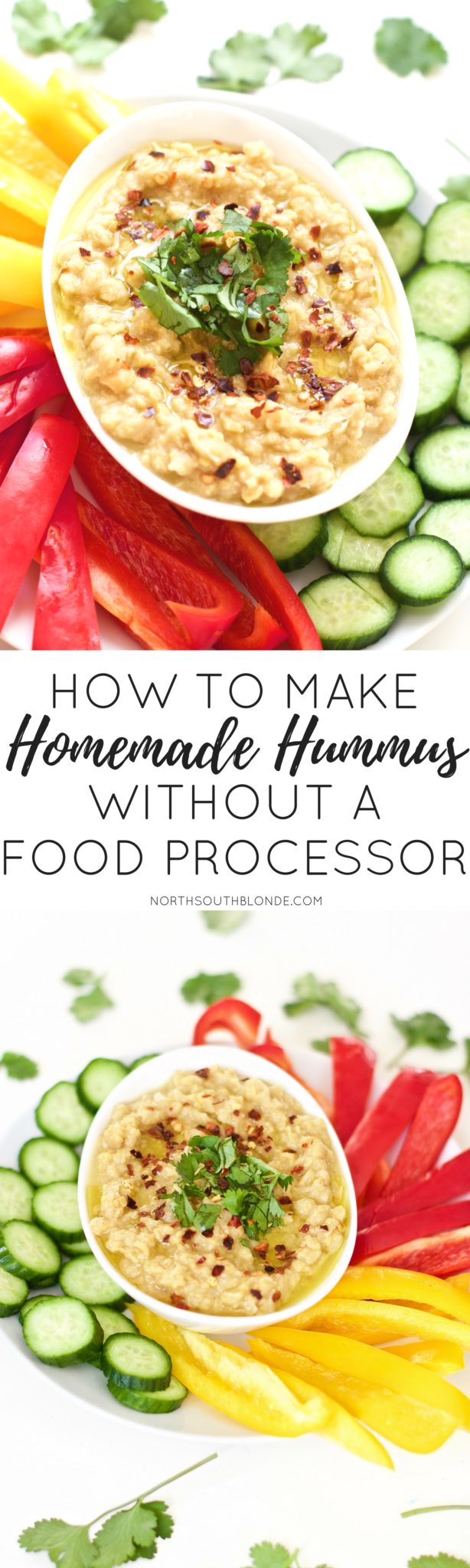 Fjernelse Legende slap af How to Make Homemade Hummus Without a Food Processor