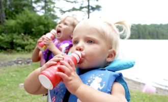 Sharing tips for taking away baby bottles and getting your child or toddler to start drinking from a cup, sippy cup, or anything other than a nipple. Motherhood | Parenting | Weening | Babies | Toddlers | Children | Feeding | Raising Kids |