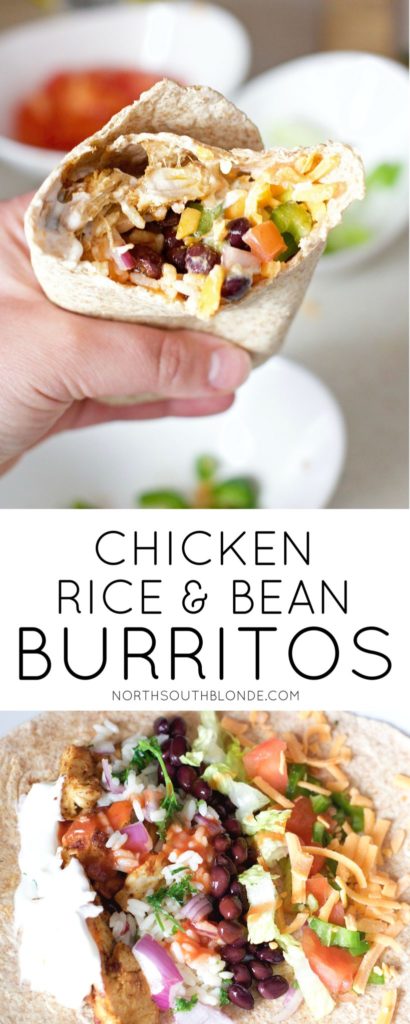 Make Mexican night fun and delicious with this easy burrito recipe. Light and lean, involves gluten-free pita bread for the wraps and tons of protein and fibre. Enjoy for lunch, dinner, or after a workout! A healthy, family friendly recipe. Gluten-Free Dinner Recipe | Gluten-Free Burritos | Rice and Beans | Cilantro Lime Rice | Mexican Dinner Recipe | Mexican Recipes | Healthy | Chicken Burritos | Homemade Burritos | Homemade Taco Seasoning | 