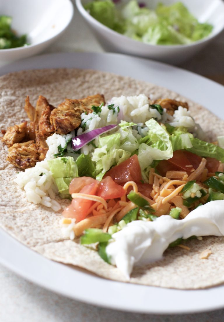 Chicken and Black Bean Burritos (Lean & Gluten-Free)