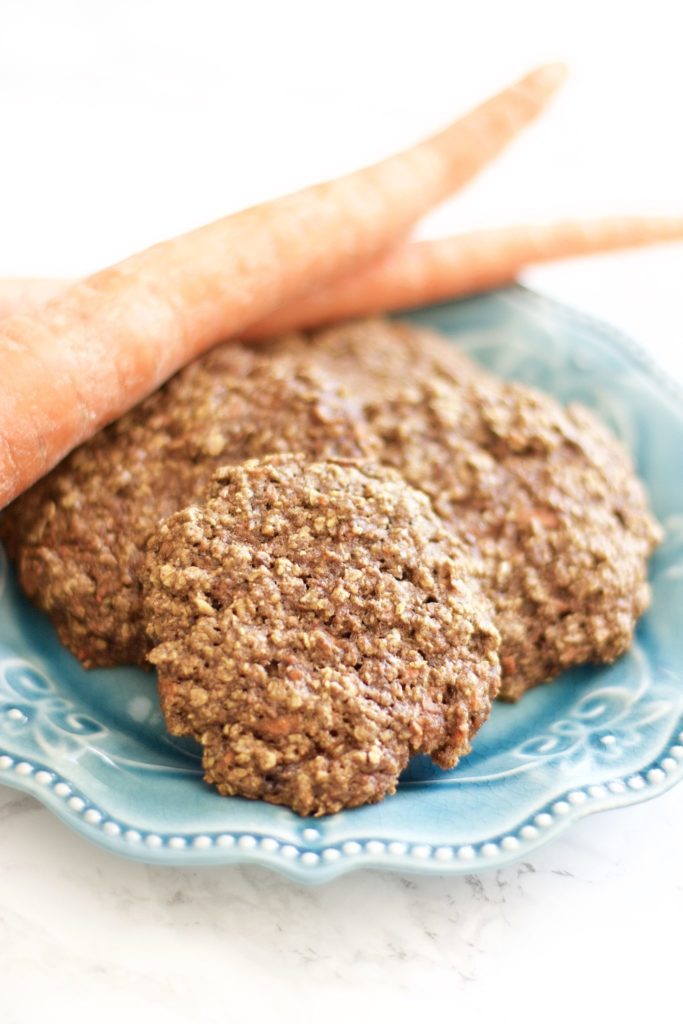 Carrot Cake Cookies (Gluten-Free, Low Fat, Kid-Friendly)