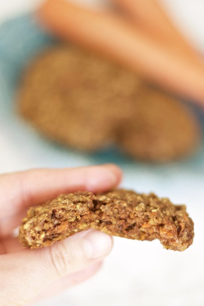 Carrot Cake Cookies (Gluten-Free, Low Fat, Kid-Friendly)