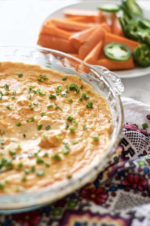 Cheesy Buffalo Chicken Wing Dip (Easy, GlutenFree, Low Carb, Keto)