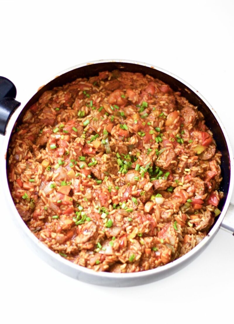 Homemade Spicy Sausage Jambalaya (Easy, GlutenFree)