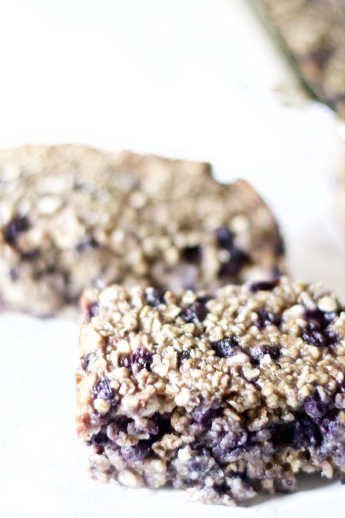 Oatmeal Blueberry Breakfast Cake (Healthy, Gluten-free)