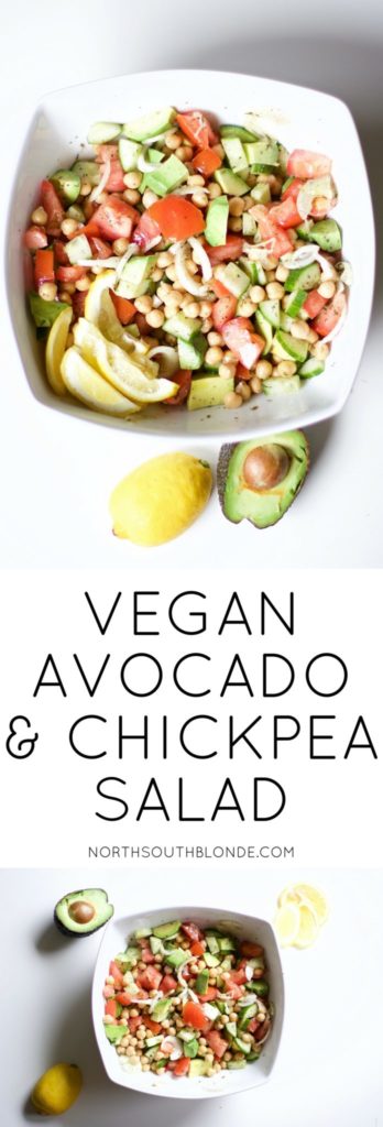 Vegan Avocado Chickpea Salad