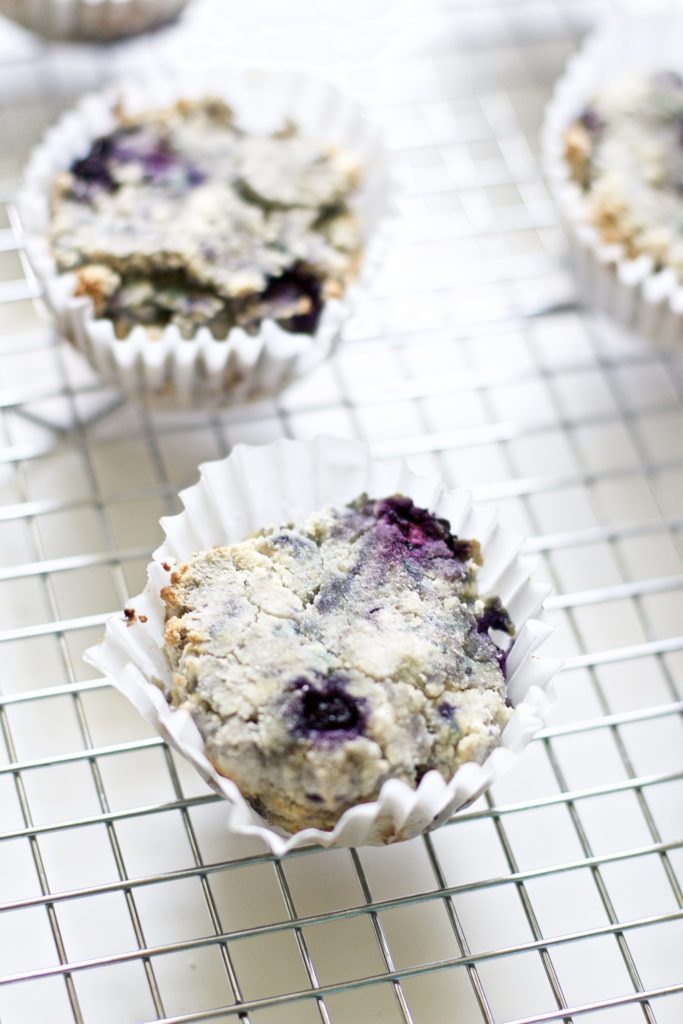 Blueberry and Walnut Breakfast Muffins (Vegan, Paleo, Gluten-Free)