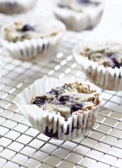 Blueberry and Walnut Breakfast Muffins (Vegan, Paleo, Gluten-Free)