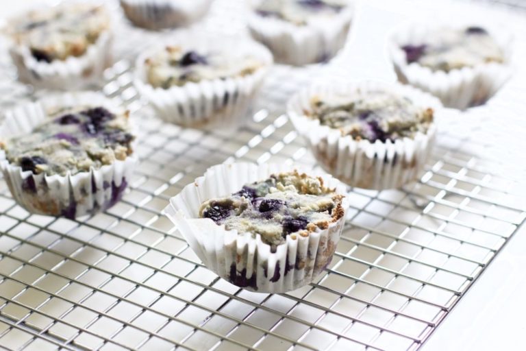 Blueberry and Walnut Breakfast Muffins (Vegan, Paleo, GlutenFree)