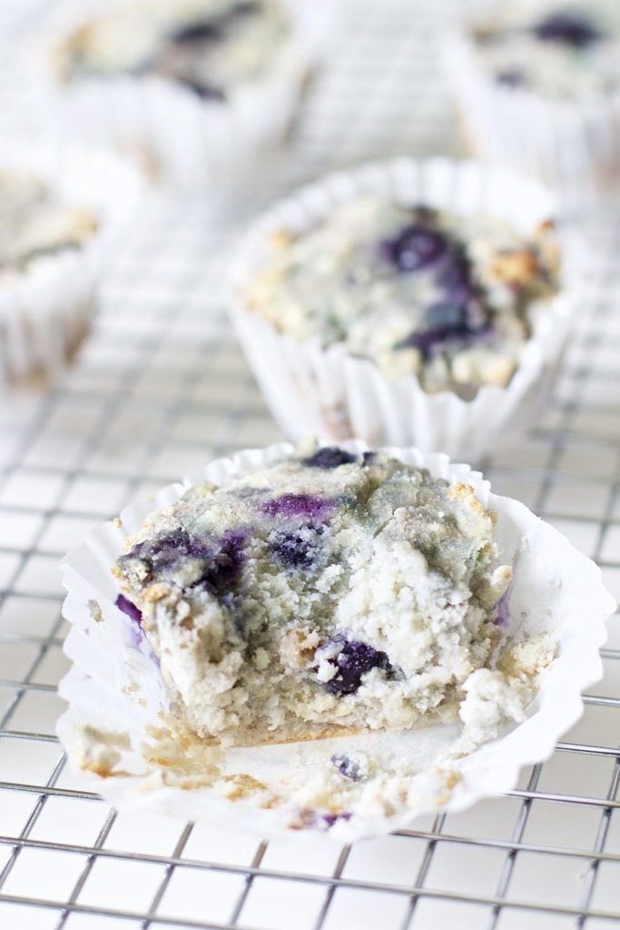 Blueberry and Walnut Breakfast Muffins (Vegan, Paleo, Gluten-Free)