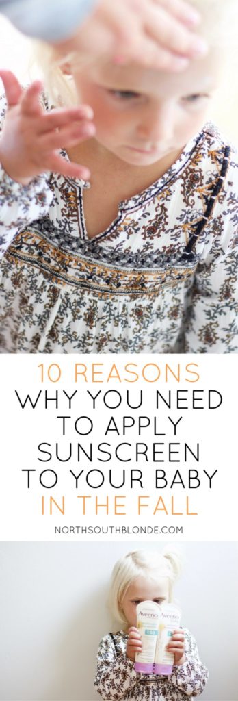 10 Reasons Why You Need to Apply Sunscreen to Your Baby in the Fall