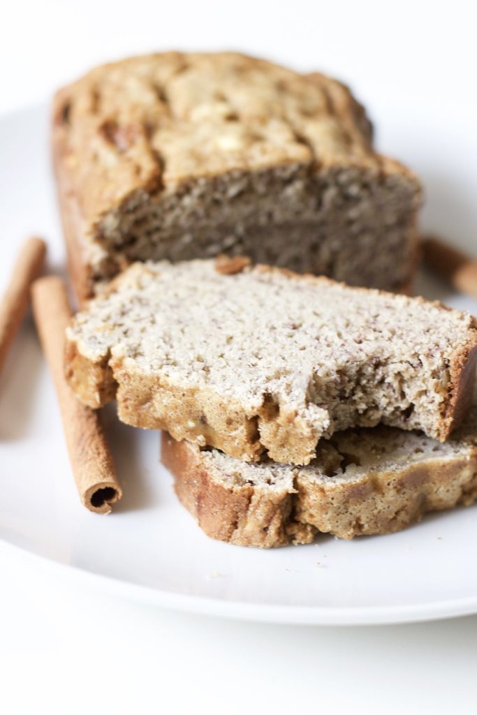 Cinnamon Banana Bread (Gluten-Free, Paleo)