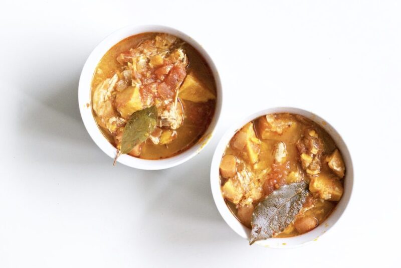 Slow Cooker Sweet Potato and Chicken Stew (Gluten-Free, Paleo)