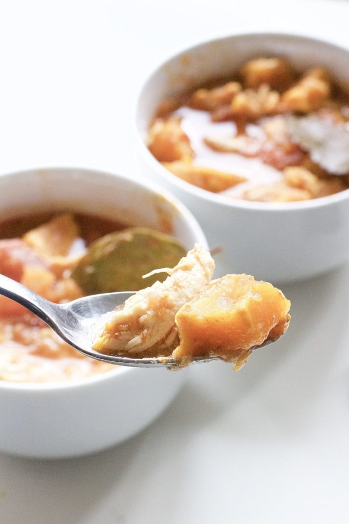 Slow Cooker Sweet Potato and Chicken Stew (Gluten-Free, Paleo)