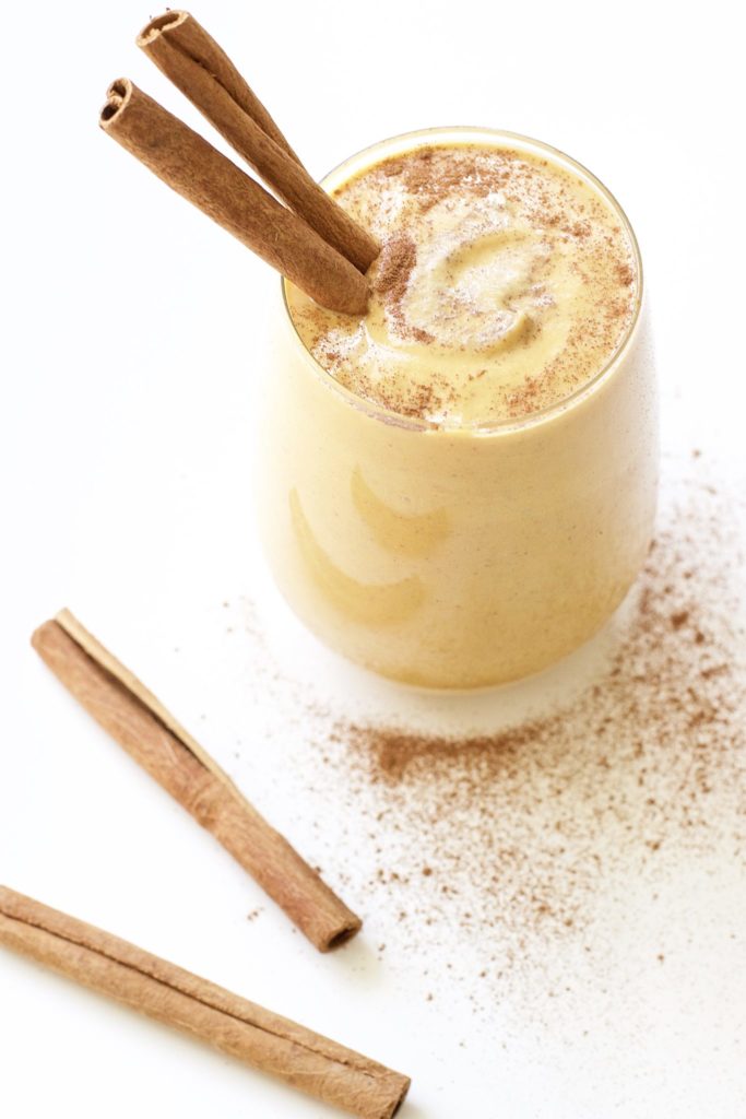 Healthy Pumpkin Spice Smoothie (Gluten-Free, Vegan, Paleo)