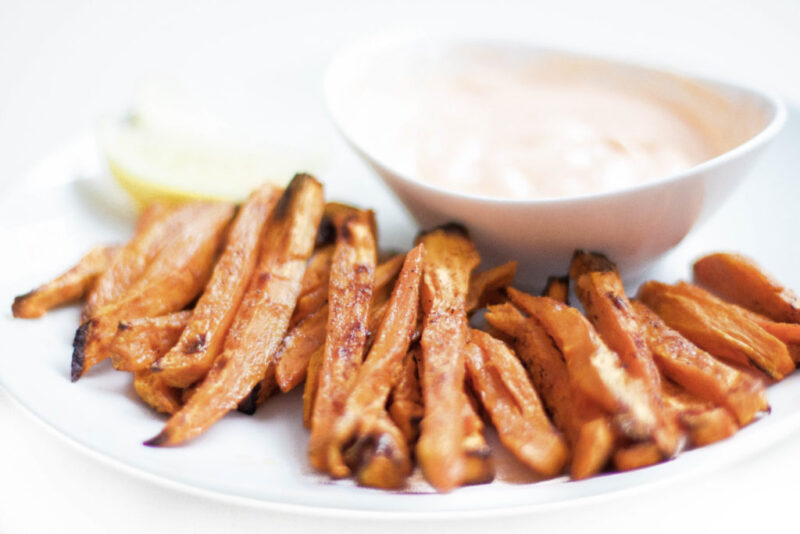 Crispy Oven-Baked Sweet Potato Fries (GF, Vegan, Paleo, Whole 30)