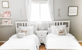 Cozy and Whimsical Girls Shared Bedroom Reveal