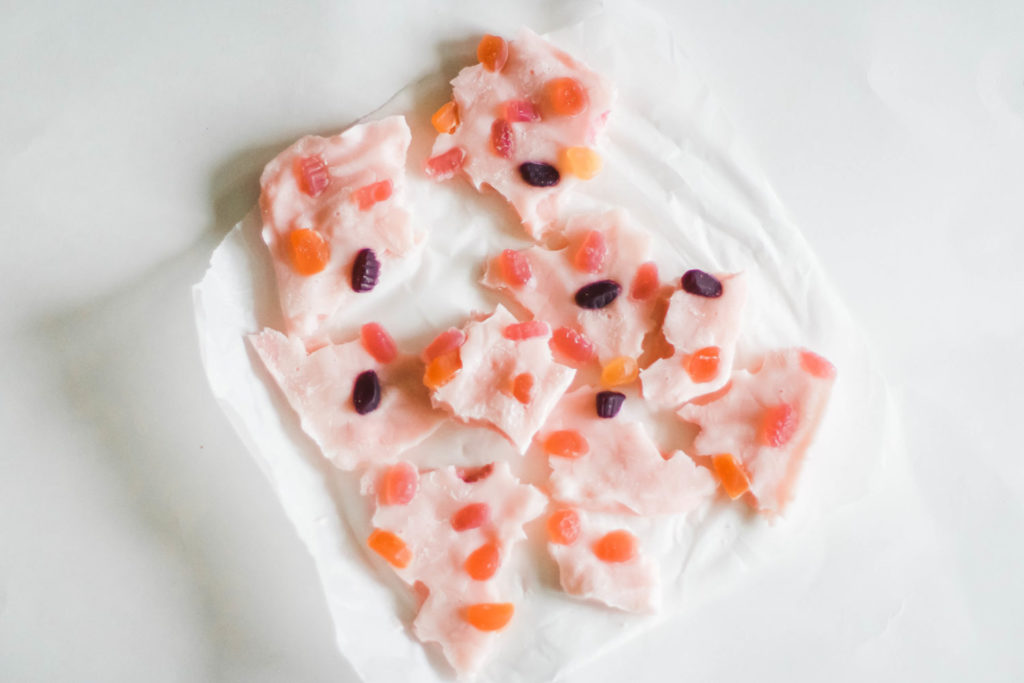 2 Ingredient Frozen Yogurt Bark After School Snacks for Kids