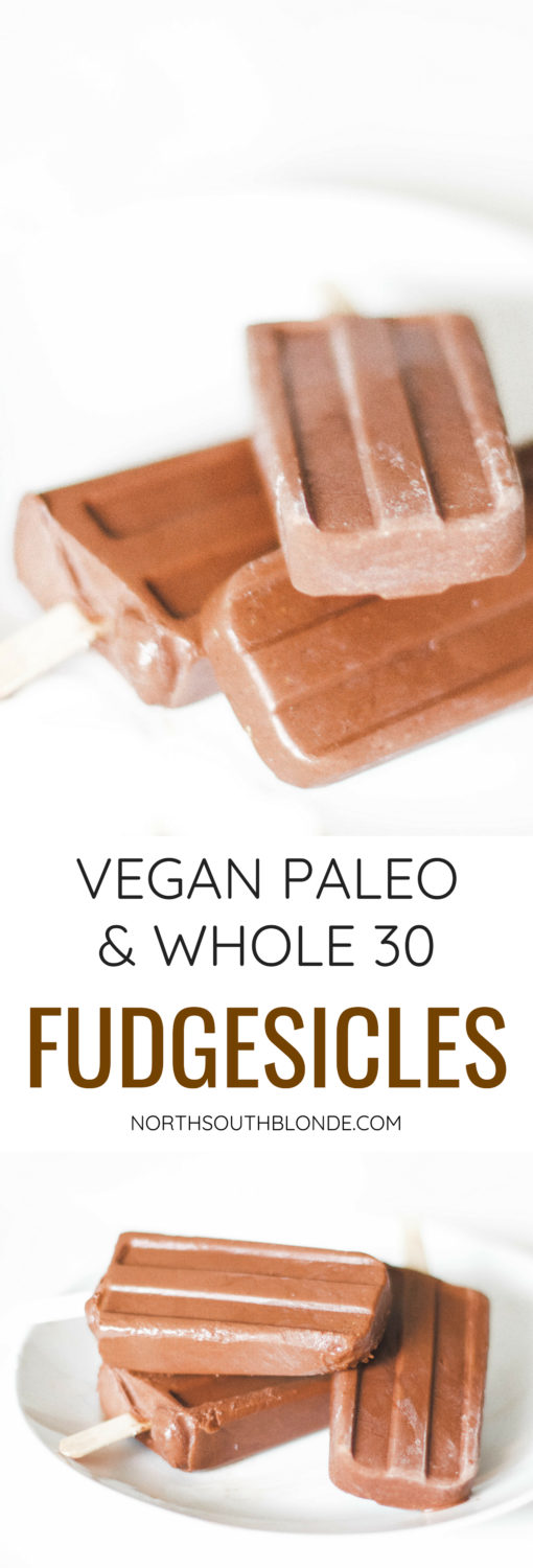 Healthy Homemade Fudgesicles (GlutenFree, Vegan, Paleo, & Whole 30)