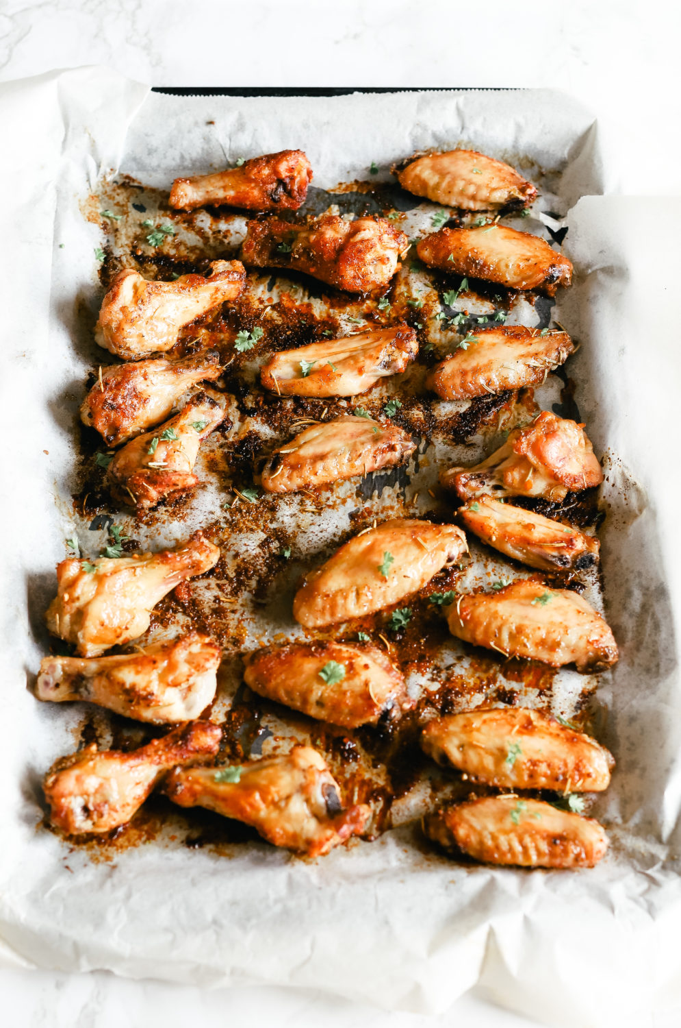 Oven Baked Buffalo Chicken Wings with Dry Rub - Veronika's Kitchen