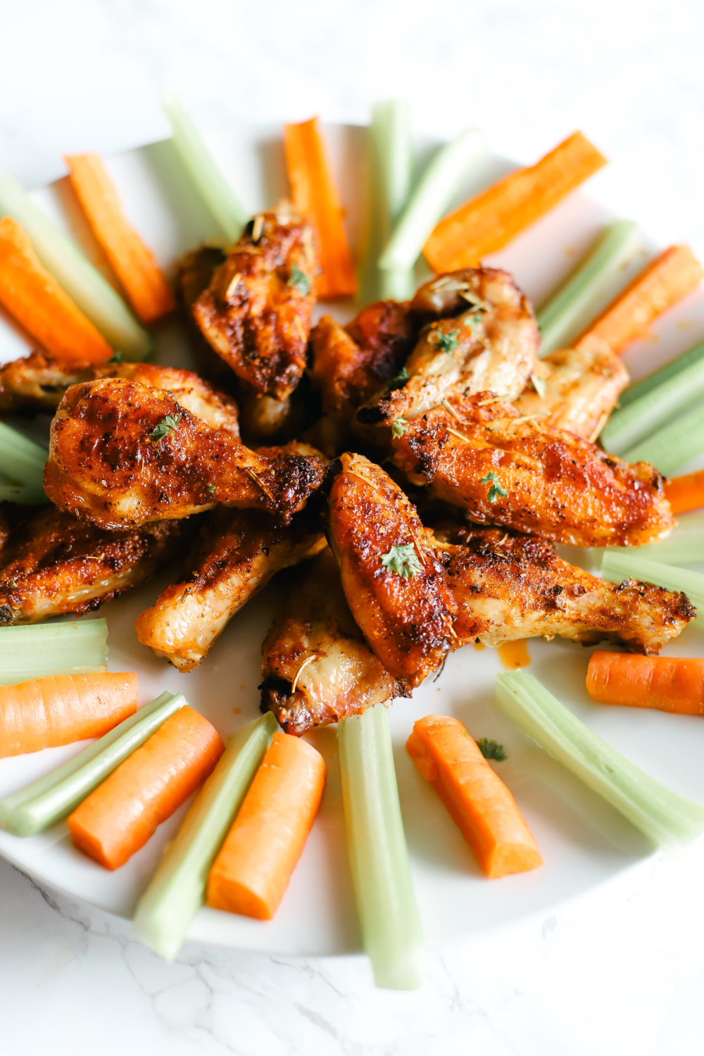 Low carb and full of flavour! An easy chicken wing dinner recipe to make, just pair your wings with your favourite side dish and dip and enjoy! Dry Rub Chicken Wings | Dry Rub Seasoning | Dry Rubbed | Keto | Ketogenic | Oven Baked Chicken Wings | Naked Chicken Wing Recipe | Not Breaded | No Breading | Gluten-Free | Paleo | Whole 30 | Game Night | Crispy | Chicken Seasoning | Poultry Seasoning | Family Dinner | 