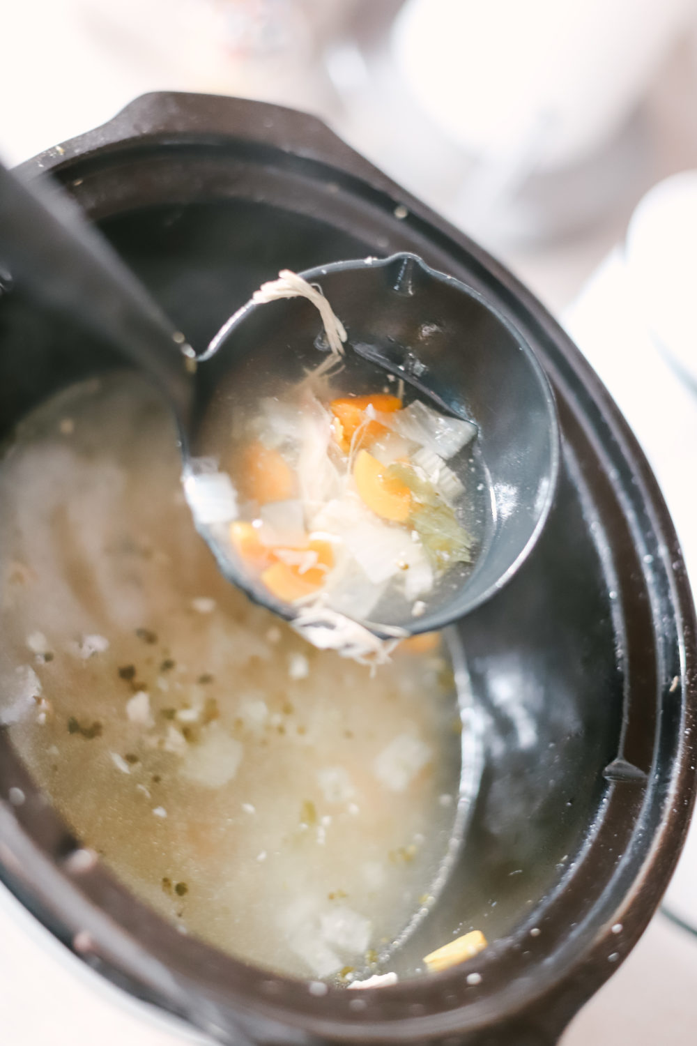 Warm, hearty, and healthy slow cooker turkey soup puts the leftovers to good use! Perfect for after a Thanksgiving or Christmas turkey dinner, a recipe that's gluten-free, keto, paleo, and whole 30 friendly. Low Carb | Soups | Soup Recipes | Slow Cooker Soup | Crock Pot | Healthy Soup | Weight Loss | Fat Burning | Protein | Atkins | Ketogenic | Easy Soup Recipe | 
