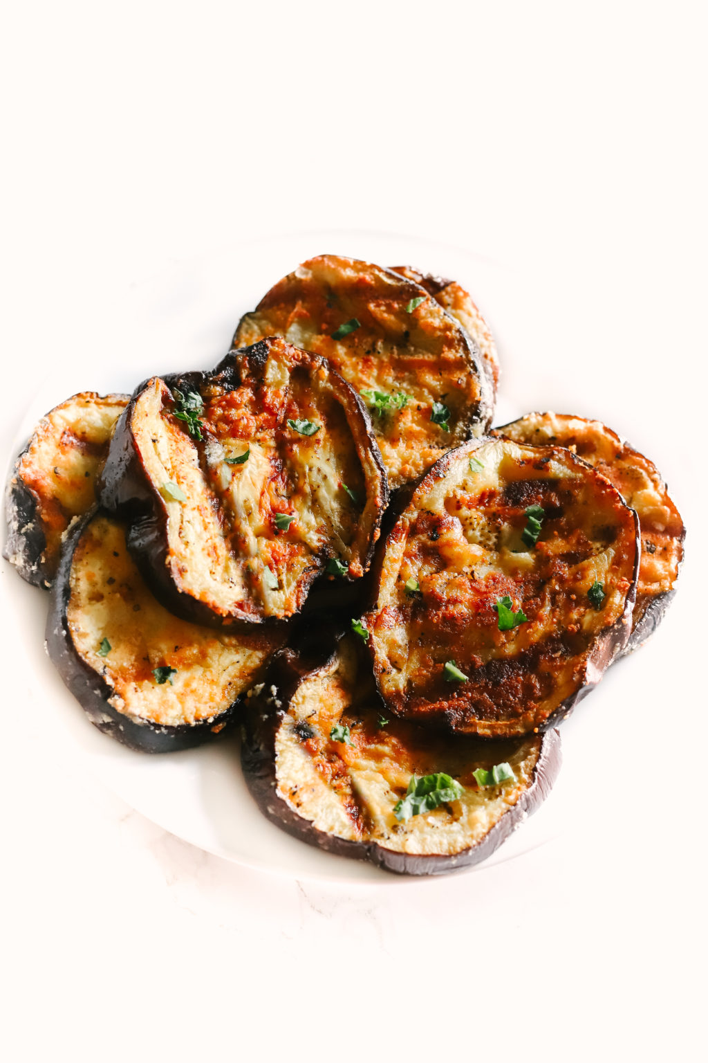 Garlic Parmesan Grilled Eggplant (GlutenFree, Low Carb, Keto)