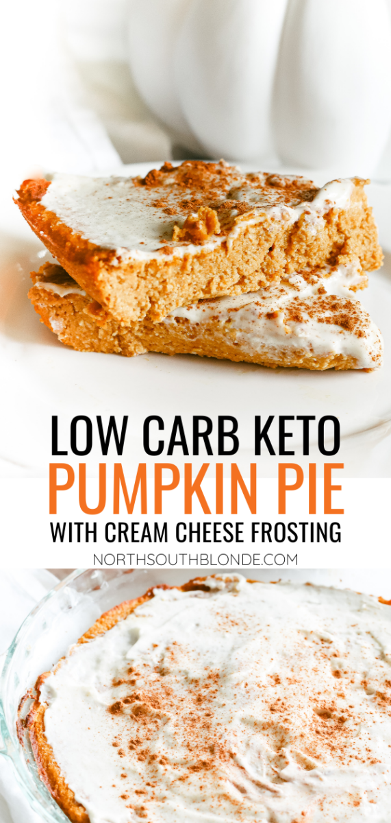 This pumpkin pie is just like the real thing, except homemade, healthy, and refined sugar free. The most scrumptious low carb and keto dessert for fall and Thanksgiving. Pumpkin Spice | Fall Recipes | Fall Desserts | Pumpkin Pie Dessert | Sugar Free | Gluten-Free | Autumn | Halloween | Thanksgiving | Cake | Snack | Healthy | Weight Loss | Ketogenic | Keto Pumpkin Recipe | Low Carbs