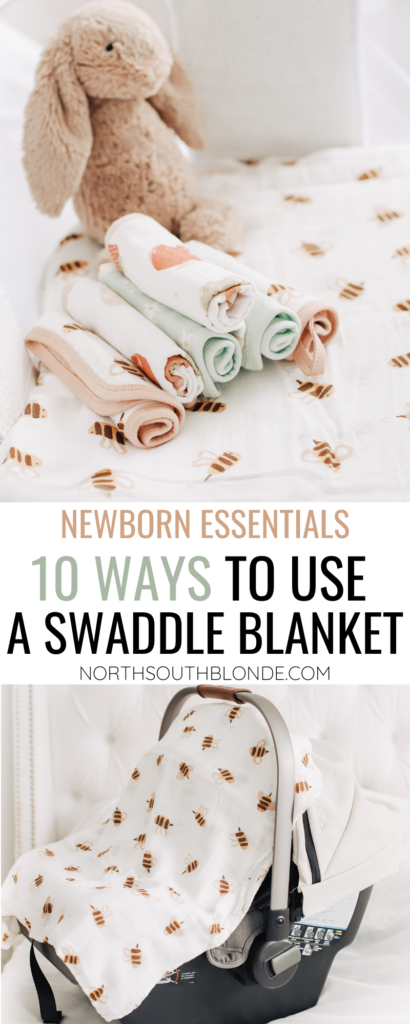 Save money on baby products by using a muslin swaddle blanket in different ways. Practical, multifunctional and a newborn must have! Newborn Essentials | Baby Products | Baby Must Haves | Motherhood | Frugal Living | Swaddling | Swaddle Blankets | Useful Tips | New Moms | Bassinet | Nursery Decor | Nursing | Car Seat Cover | Washcloths | Gender Neutral Amazon | Nightingale Baby |