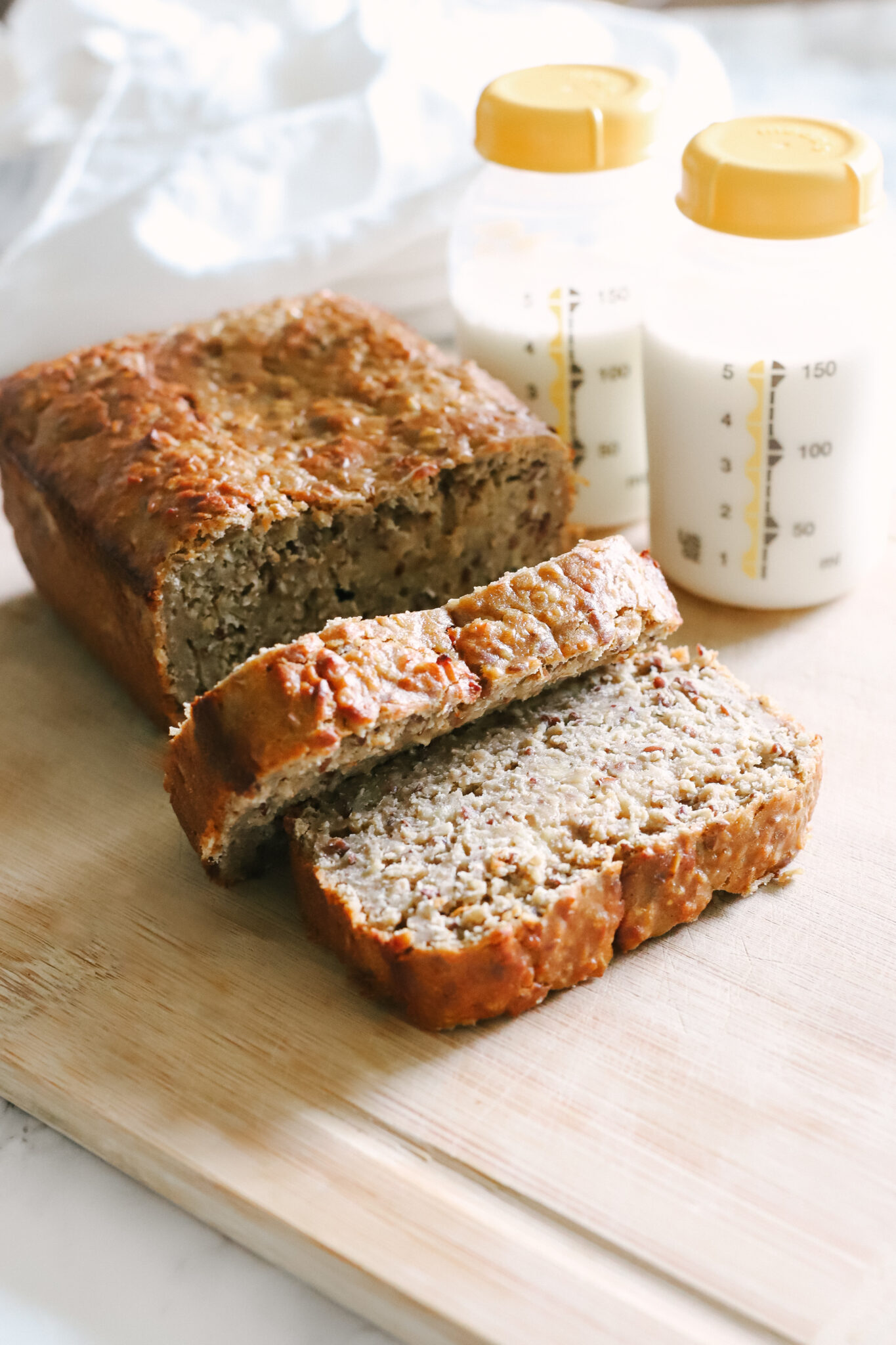 Lactation Oatmeal Flax Banana Bread (GlutenFree)