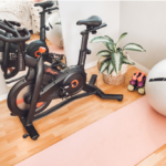 Home gym reveal, perfect for small spaces! Affordable fitness equipment and decor must haves inspiring you to reach your health goals! exercise equipment | fitness | home gym | home gym ideas | home gym reveal | peloton dupe | peloton alternative | small spaces | diy | home decor | gym decor | echelon bike | exercise bike | home workout | amazon | walmart | healthy living | weight loss | small gym space | spin bike | gozone