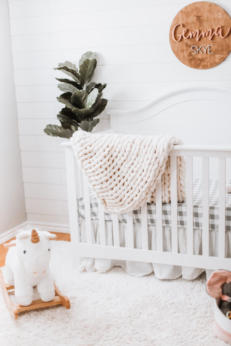 Nursery Accent Wall  Before + After - My Kind of Sweet