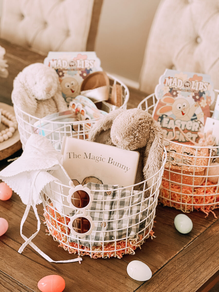 Easter basket gifts that are simple and sweet for baby girl and the older girls who love the Easter holiday! (No candy gift ideas for kids) Gifts for Babies | Easter Holiday Ideas | Spring Fashion | Style | Little Girls | Baby Girls | H&M | Indigo Chapters | Easter Gifts | Easter Baskets | Motherhood | Parenting | Kids | Gifts for Girls | Gift Guide |