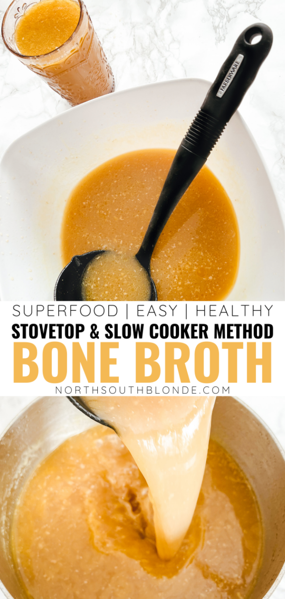 Bone Broth Recipe (Healthy, Low Carb, Keto, Paleo, Whole 30)