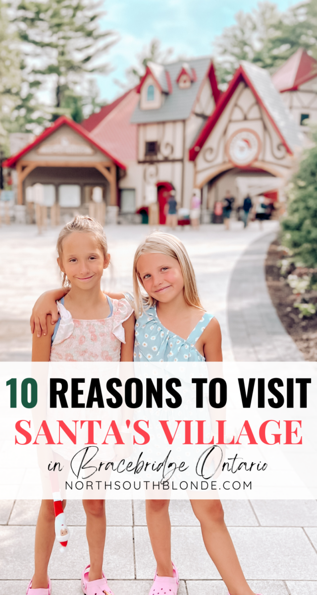 Santa's Village is an amusement park nestled in the heart of Muskoka! A family travel destination spot, for making summer memories with your kids that will last a lifetime. Bracebridge Ontario | Local Travel | Ontario Travel | Northern Ontario | Family Travel | Camping | Cottaging | Staycation | Canada | Motherhood | Parenting | Older Kids | Kids Rides | Baby Rides | Outdoor Adventures | Family Adventures | Family Activities |