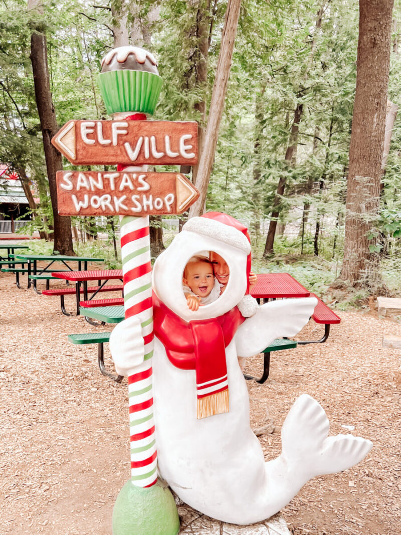 Santa's Village is an amusement park nestled in the heart of Muskoka! A family travel destination spot, for making summer memories with your kids that will last a lifetime. Bracebridge Ontario | Local Travel | Ontario Travel | Northern Ontario | Family Travel | Camping | Cottaging | Staycation | Canada | Motherhood | Parenting | Older Kids | Kids Rides | Baby Rides | Outdoor Adventures | Family Adventures | Family Activities |