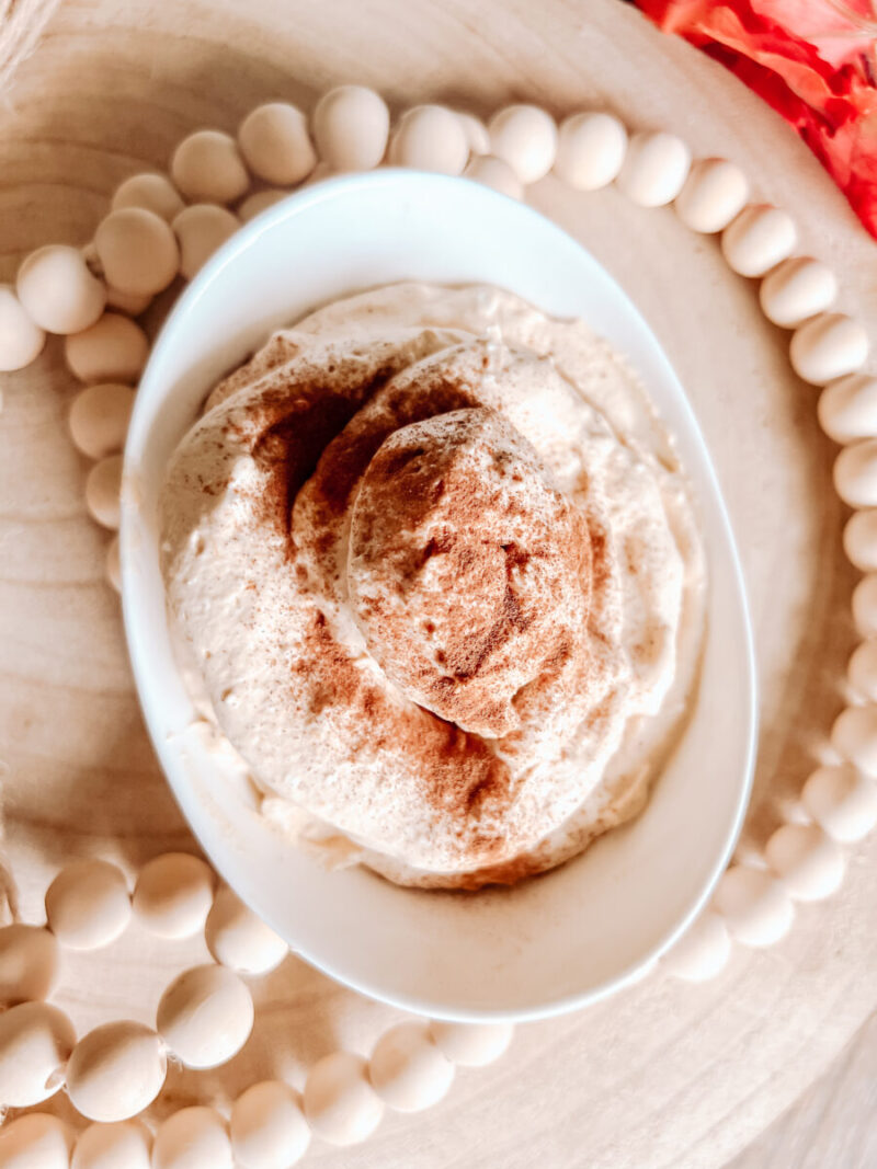 This absolutely scrumptious pumpkin mousse is high protein and keto friendly. Pumpkin spice, light, fluffy, creamy and irresistible! Healthy Snack | Healthy Dessert | Pumpkin Spiced | Whipped Dessert | Keto Dessert | Keto Snack | Ketogenic | Easy Recipe | Pumpkin Dessert | Gluten-Free | Low Carb | Sugar Free | No Sugar | Pumpkin Cheesecake | Fall Recipe |