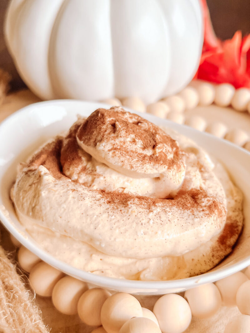 High protein pumpkin mousse