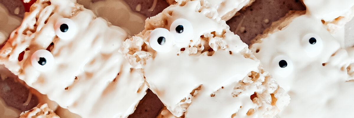 Mummy Rice Krispies for Halloween (Healthier, Sugar Free)