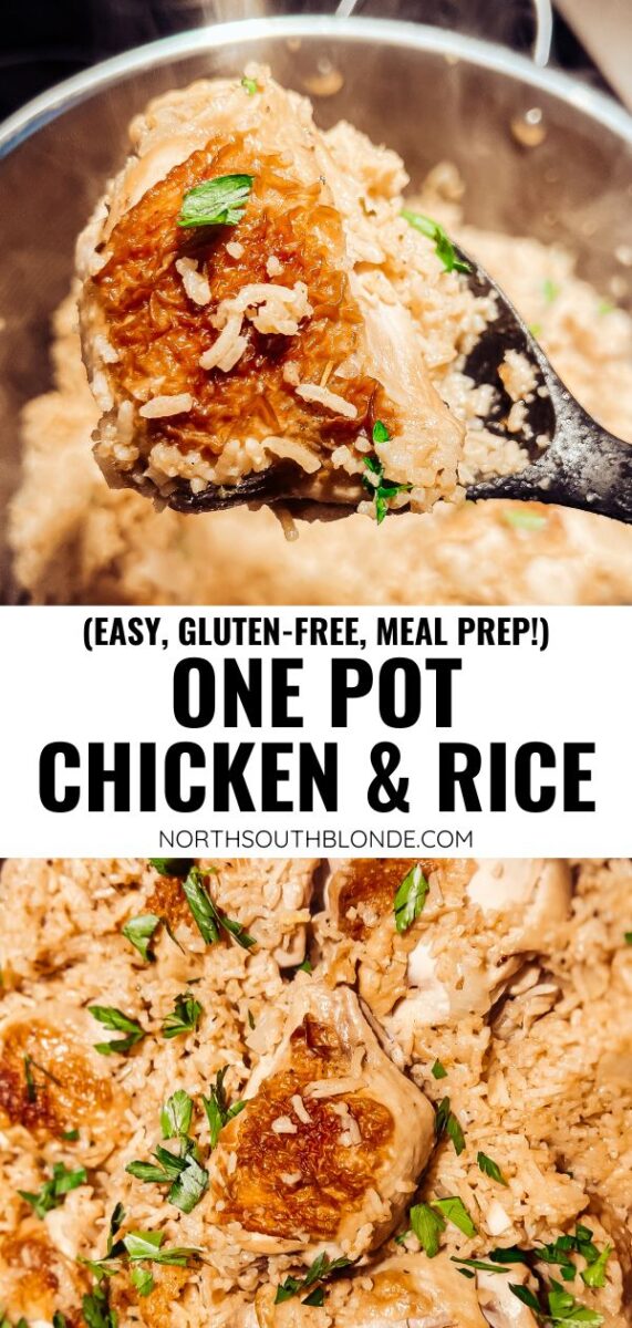 Easy One Pot Chicken and Rice Recipe (Gluten-Free)