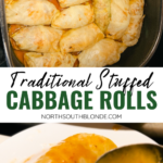 These traditional cabbage rolls are a comfort family recipe that's hearty and filling for special holidays or weeknight dinners and meal prepping. Main Dish, Family Dinners, Meal Prepping, Sugar Free, Gluten-Free, Polish Stuffed Cabbage Rolls, Gołąbki, European Recipes, Stuffed Cabbage Recipe