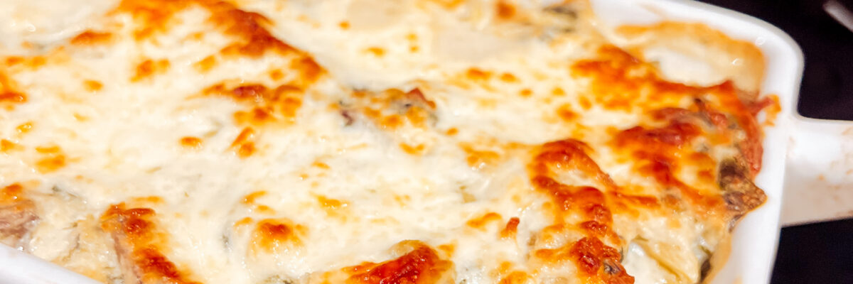 Mushroom Spinach Artichoke Dip (Gluten-Free, Low Carb, Keto)