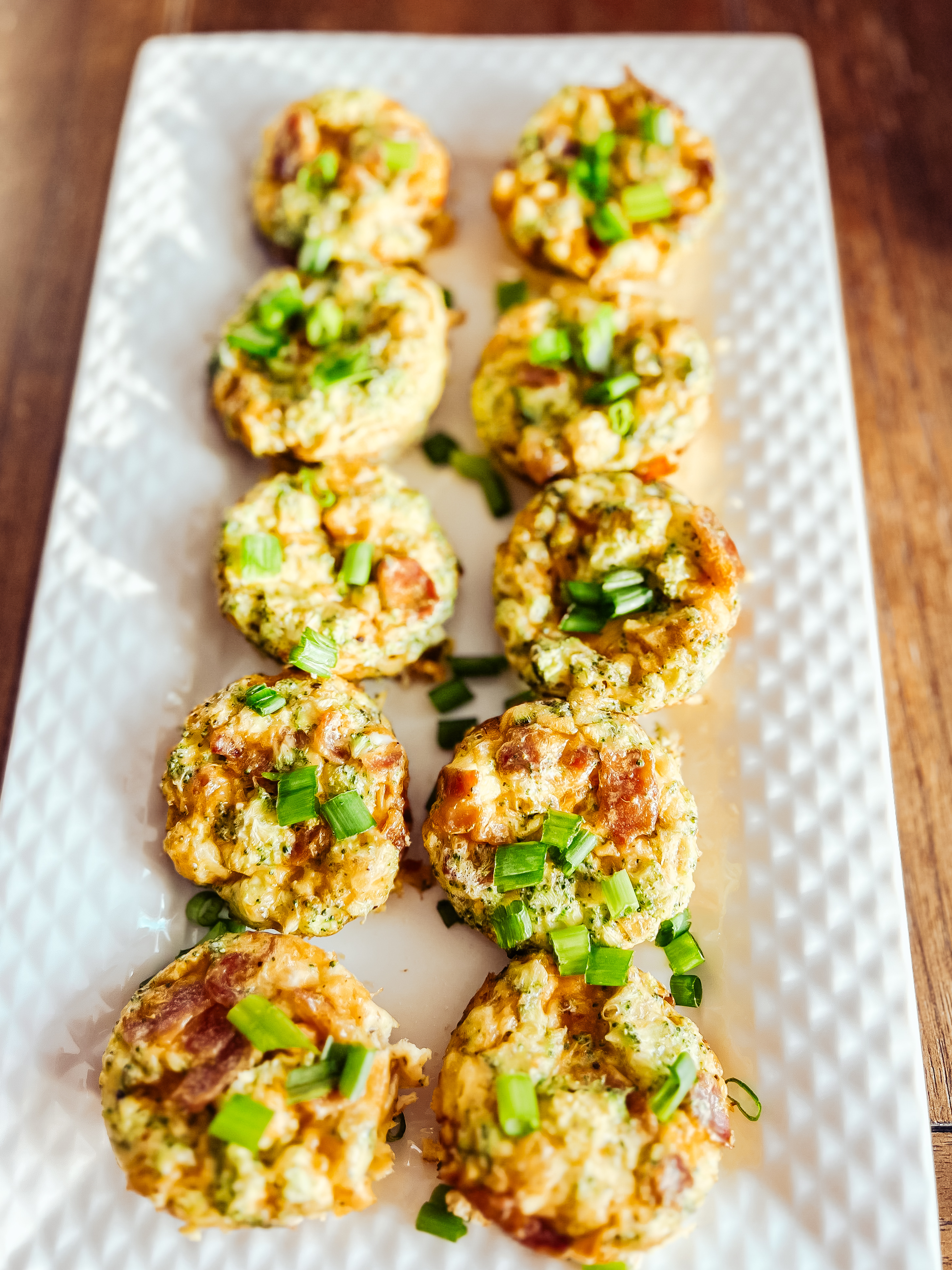 Broccoli Cheddar Bacon Egg Bites for Healthy Breakfast