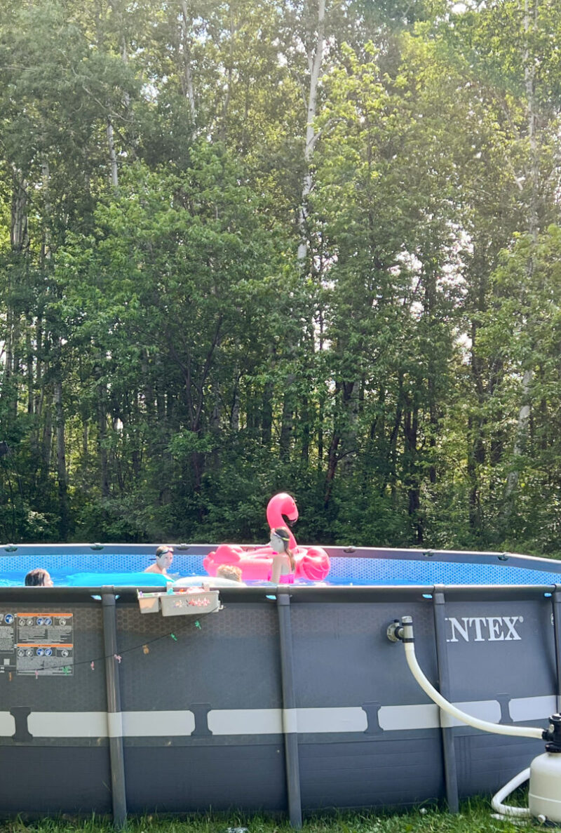 Intex Ultra XTR 24ft steel frame above ground pool